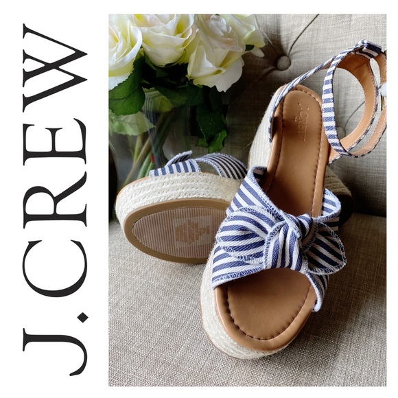 J. Crew Canvas Bow Espadrilles - Picture 2 of 9